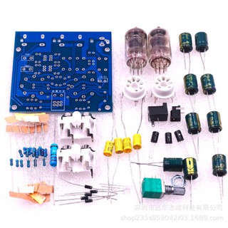 Bảng mạch tiền khuếch đại âm thanh -Bộ tiền khuyếch đại cho dàn máy Hi - fi 6J1 - KIT DIY Mạch Preamp 2 Đèn 6J1 - Tự Ráp