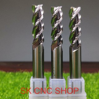 Dao CNC chuyên phay nhôm -7mm 8mm - 10mm -12mm -SK CNC SHOP