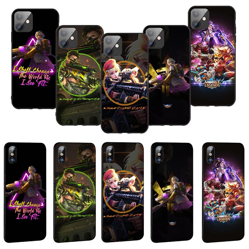 iPhone X Xs Max XR 6 6s 7 8 Plus 5 5s SE 2020 6+ 6s+ 7+ 8+ Protective Soft TPU Case 97LF Mobile Legends Bang Bang KIMMY Casing Soft Case