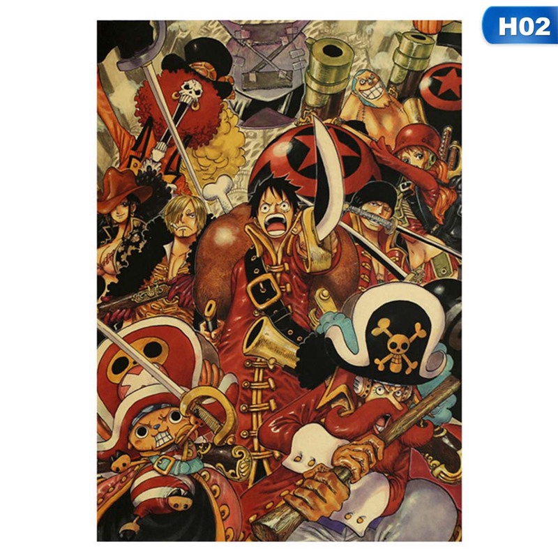 Poster Phim One Piece Phong Cách Cổ Điển