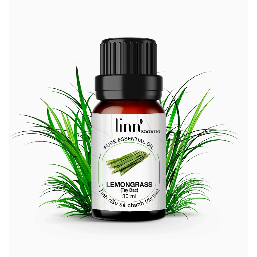 Linn'saroma - Tinh dầu thiên nhiên - Sả Chanh Tây Bắc -10ml/30ml/50ml/100ml