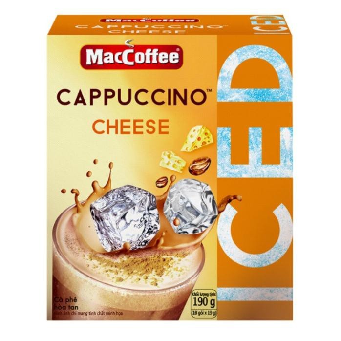 [Mã GROXUAN1 giảm 8% đơn 150K] Cà phê Cappuccino Cheese Phô Mai - Cappuccino Original Truyền Thống hộp 10 gói