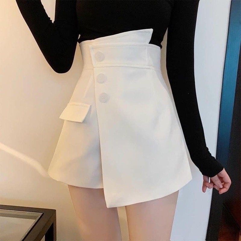 Quần giả váy 3 khuy chất tuyết mưa sang xịn mịn