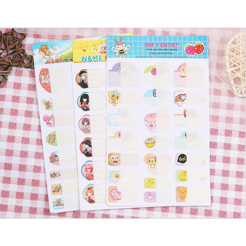 Sticker name