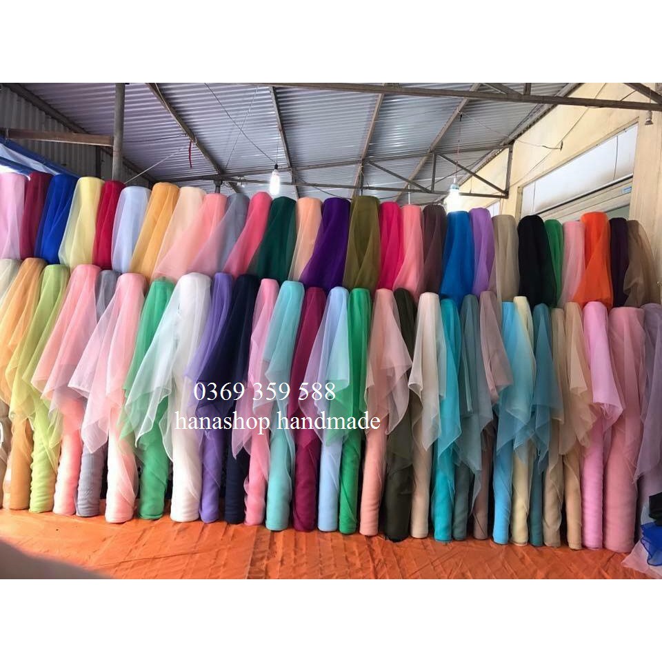 Vải voan lưới mềm loại 1 giá sỉ nguyên cây