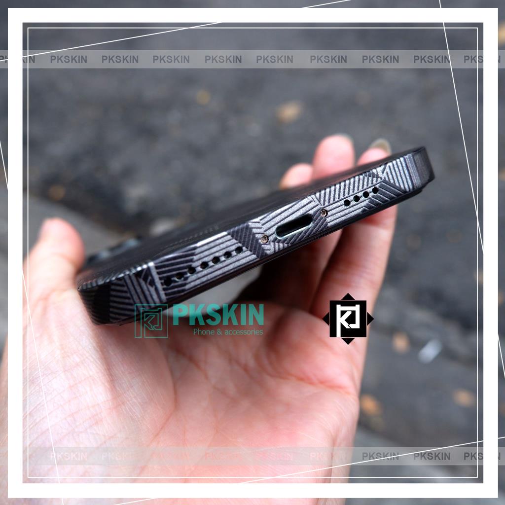 Miếng dán skin full lưng viền iphone 13 , 13 mini , iphone 13 pro , 13 pro max cao cấp vân nổi 3M