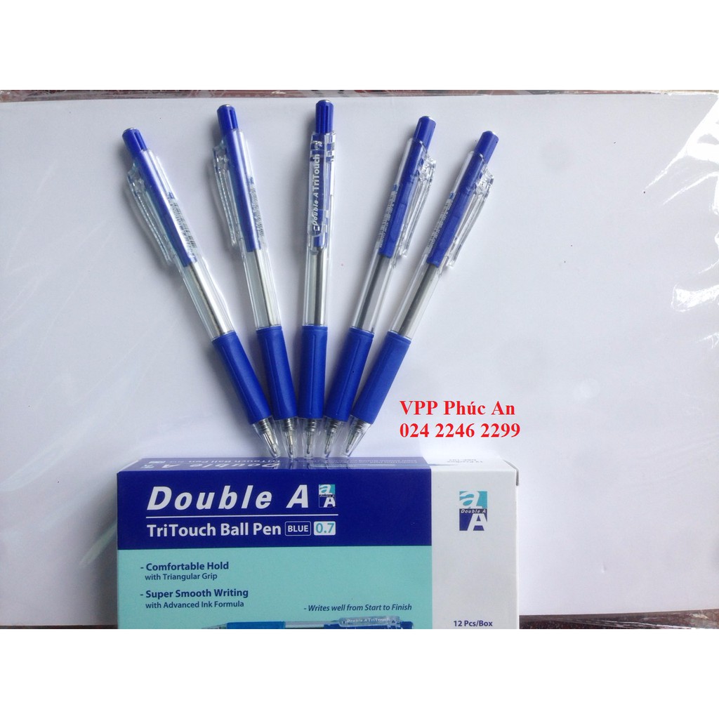 Hộp 12 Bút bi nước Double A DBP-107-Nét 0.7mm