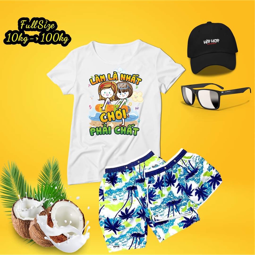 BỘ ĐI BIỂN QUẦN CÂY DỪA -  NHÓM , CÔNG TY