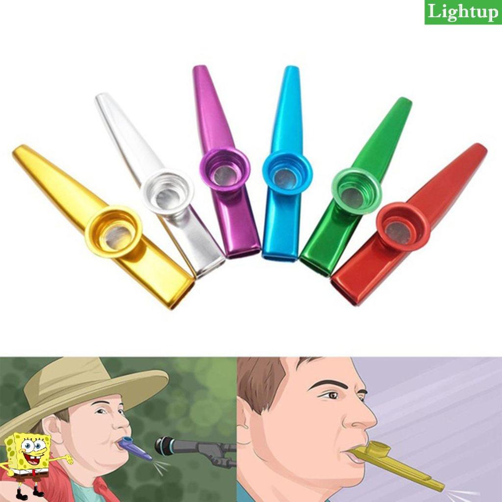 Nhạc cụ Kazoo Portable Mini Metal Musical Nhạc cụ dành cho trẻ em yêu thích âm nhạc