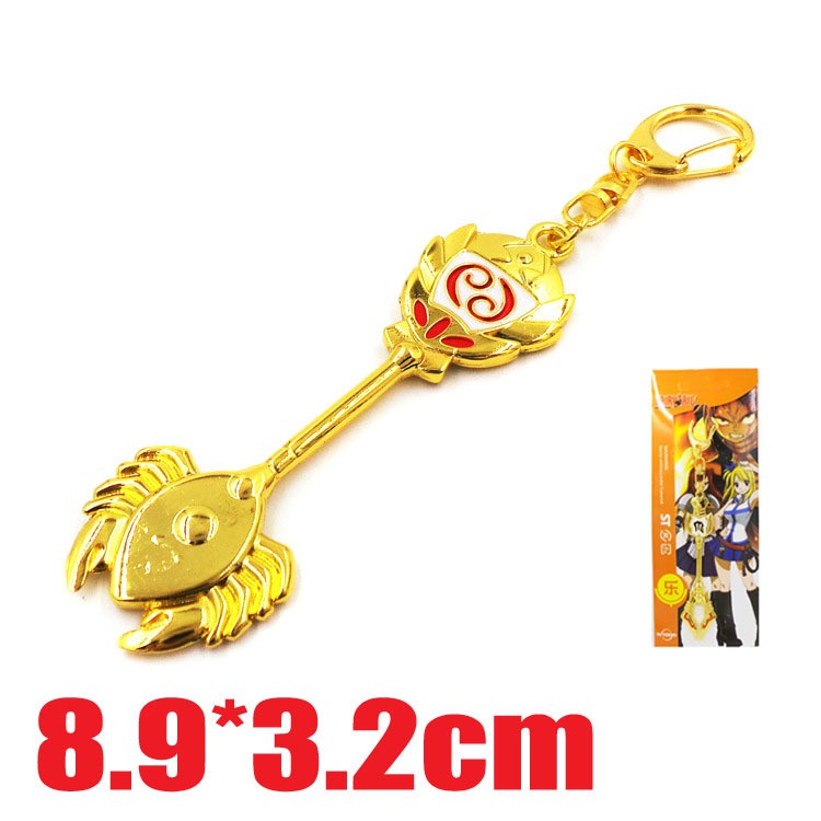 Móc Chìa Khóa Họa Tiết 12 Cung Hoàng Đạo Mô Phỏng Hoạt Hình Fairy Tail
