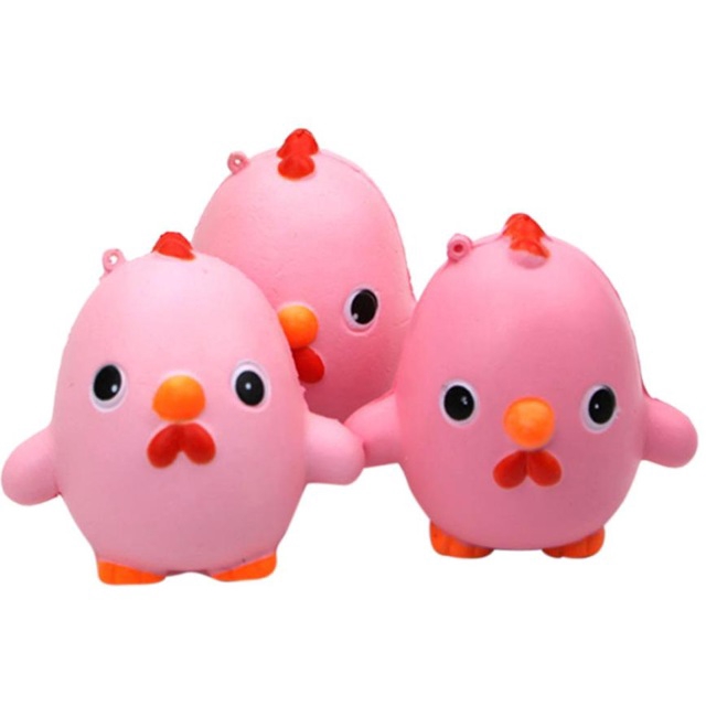 Đồ Chơi Squishy Hình Gà Con 11cm Dễ Thương 5.17