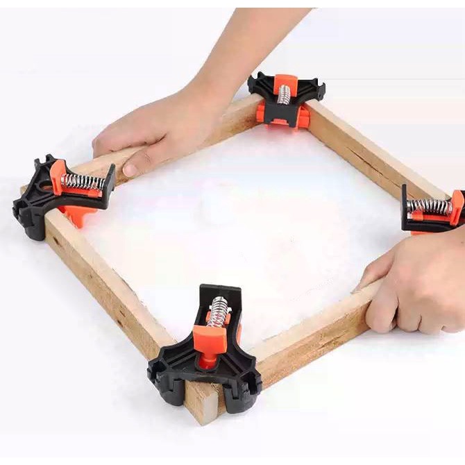 Kẹp góc vuông gỗ nhanh, vam kẹp gỗ , ê tô kẹp nhanh góc vuông Siêu tiện lợi