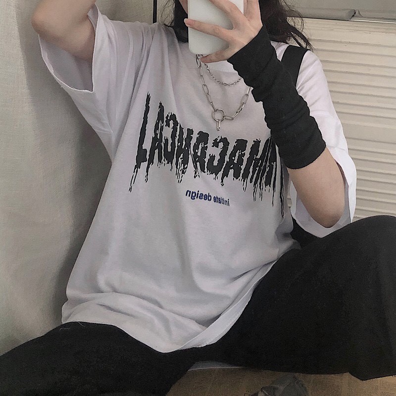 Áo Thun Unisex Nam Nữ Form Rộng Tay Lỡ In Chữ THIMACANICAL Thời Trang Hàn Quốc AT67