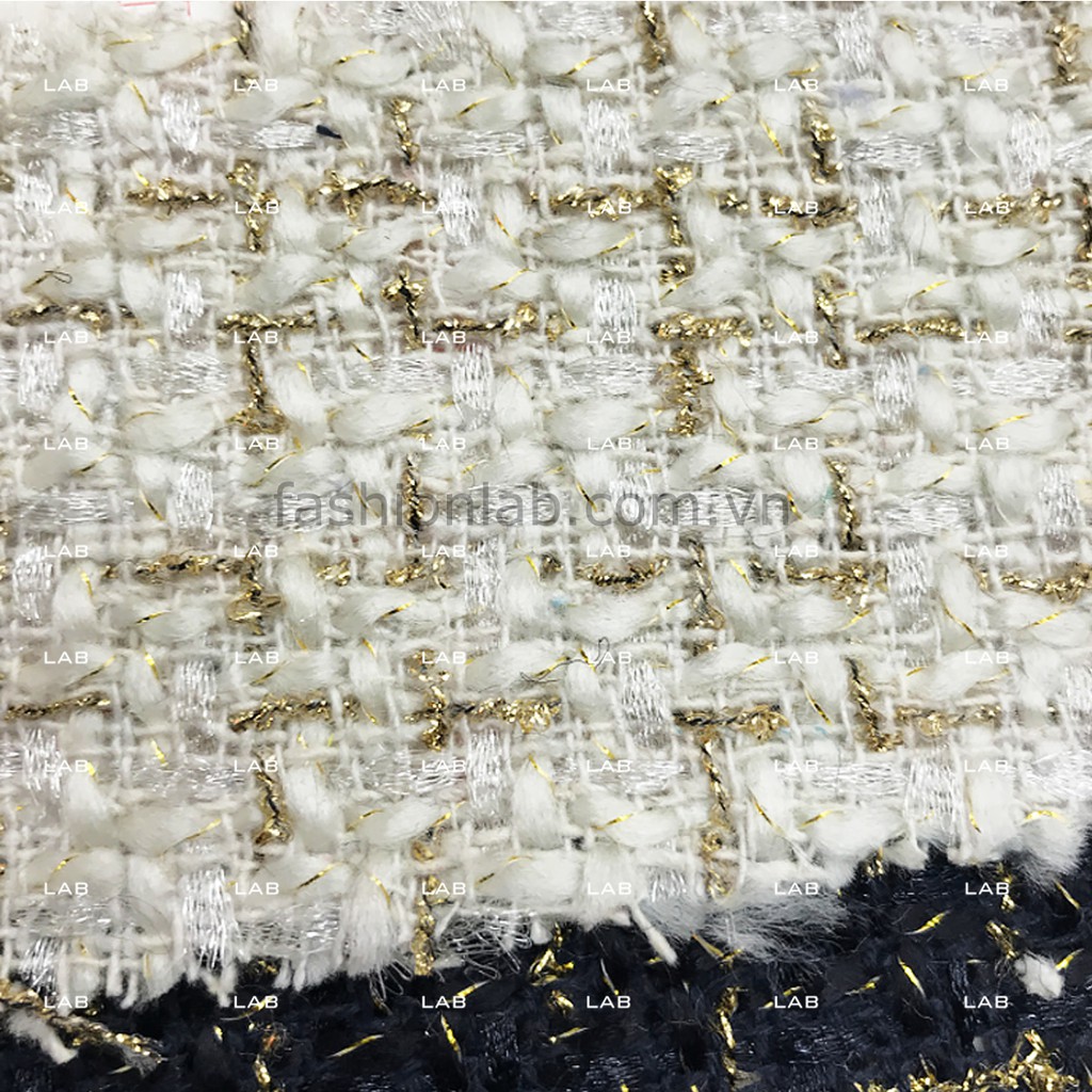 Vải tweeds dệt sợi kim tuyến 003 khổ 150cm (m) #0309