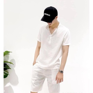 Bộ đũi nam , bộ đũi cộc cổ tàu nam , quần đũi cộc áo đũi cộc , chất liệu đũi xước cao cấp !!!