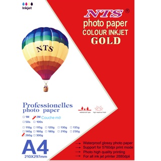 Giấy in ảnh 2 mặt 260g couche mờ