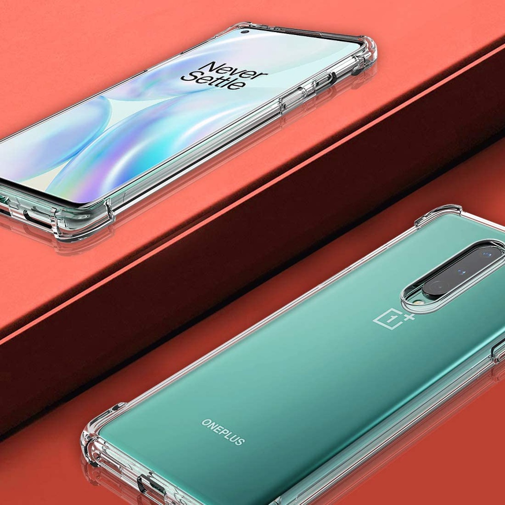 Ốp điện thoại trong suốt chống sốc thời trang cho OnePlus 9 Nord N10 N100 8T 8 7 7T Pro Nord 6T 5G
