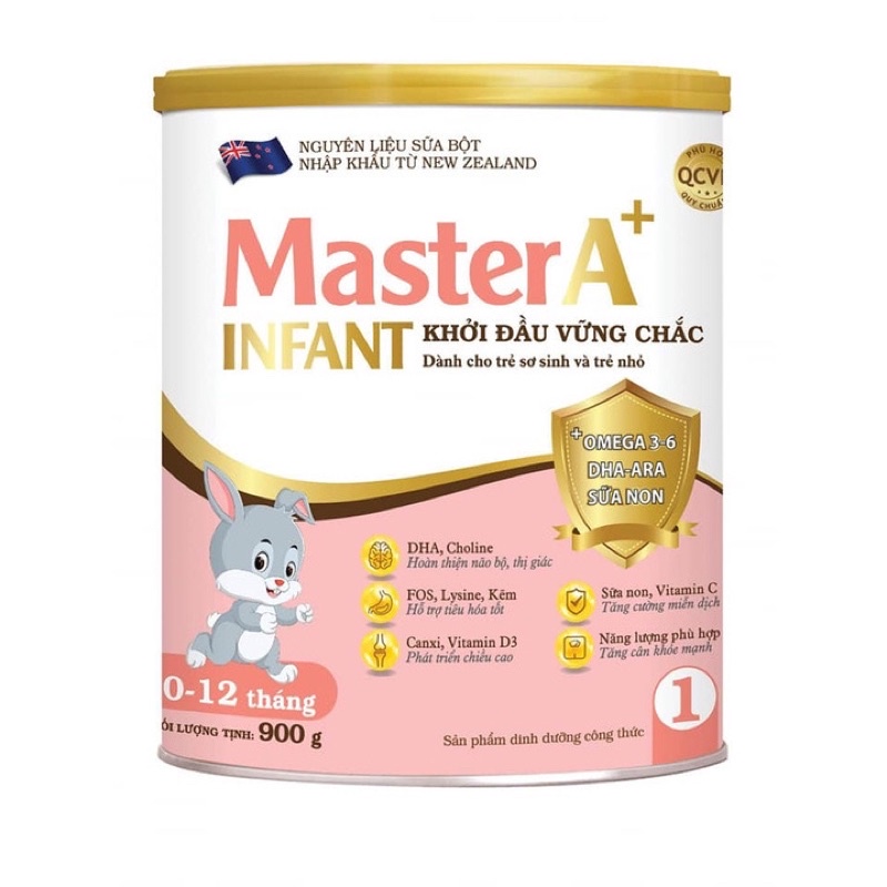 Sữa Master A+ infant 900g date mới