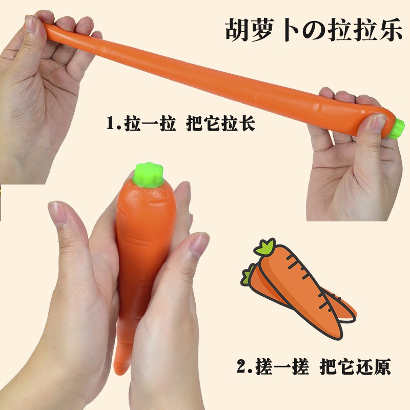 🔥HOT TREND🔥CỦ CÀ RỐT dẻo siêu kute-Squishy hình CỦ CÀ RỐT MÀU CAM kéo dài GUDETAMA mẫu mới 2021 ngộ nghĩnh đáng yêu