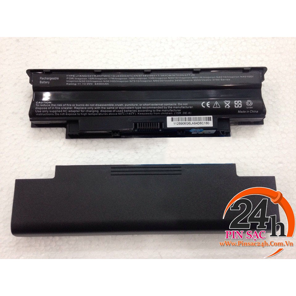 PS24. Pin Laptop DELL Mã J1KND - 13R 14R 15R 17R M5010 N4010 N5010 N5110 N7010 Vostro 3450 3550 3555 3750 04YRJH