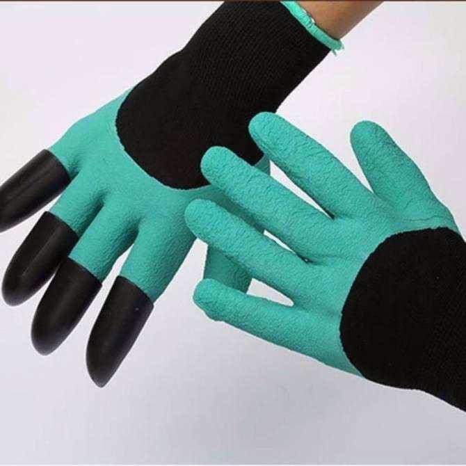 Cặp Găng Tay Làm Vườn Chuyên Dụng Có Móng Vuốt 3A Thay Dụng Cụ xới Đất Thoáng Khí 1000002168