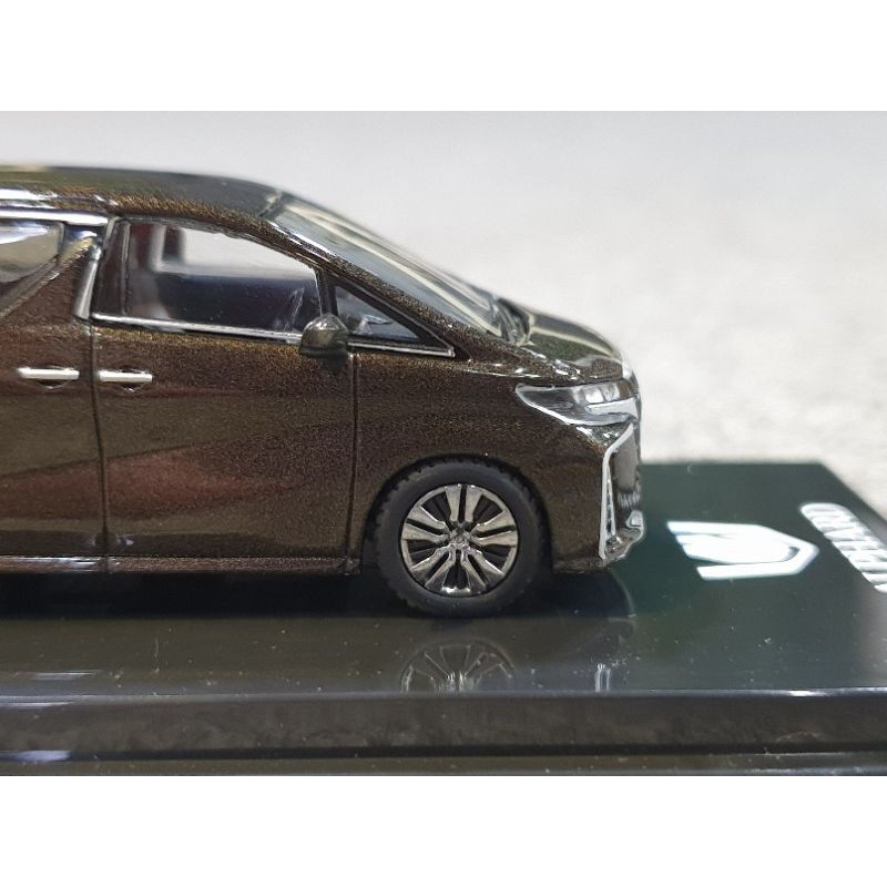 Xe Mô Hình Toyota Alphard Hybrid (H30W) 1:64 Hoppy Japan ( Nâu )