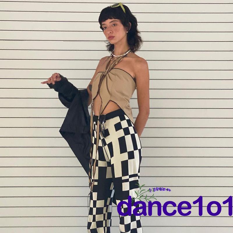 Áo Croptop Trễ Vai Hoạ Tiết Kẻ Sọc Cho Phái Nữ | BigBuy360 - bigbuy360.vn