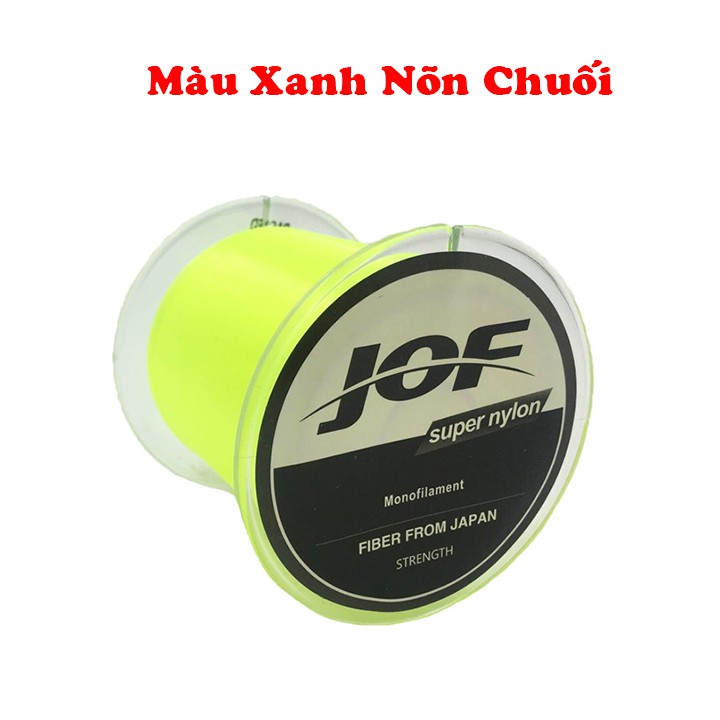 Dây Cước Câu Cá Siêu bền JOF 500m Cuộn Dây Sợi Nilon Nhỏ Mịn Chịu Tải Tốt - Câu Cá Edu