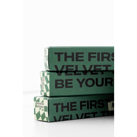 Son kem lì Merzy The First Velvet tint V6 Green