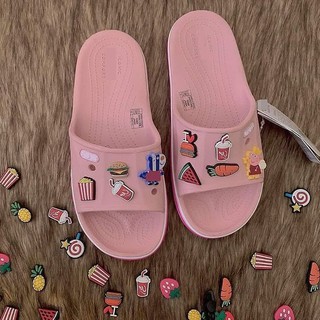 Tặng 10 ticker gắn dép / Dép quai ngang nam nữ hàng xịn chuẩn chữ , tem