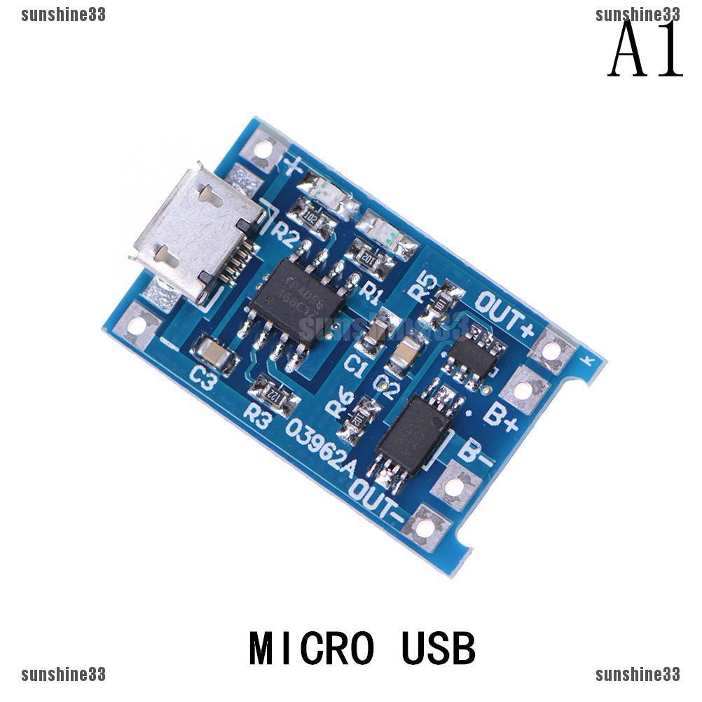 1x Micro / Mini Usb 1a Bảo Vệ Pin Lithium