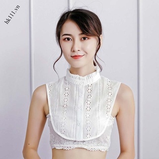 Cổ áo sơ mi giả ren có thể tháo rời