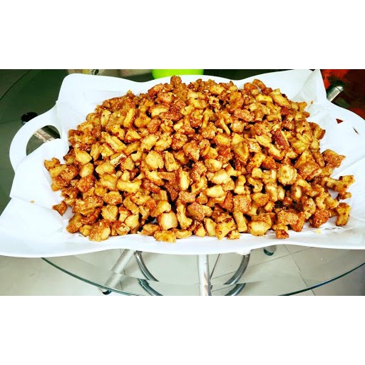 Tóp mỡ liền da chiên giòn lắc tỏi ớt 100g | BigBuy360 - bigbuy360.vn