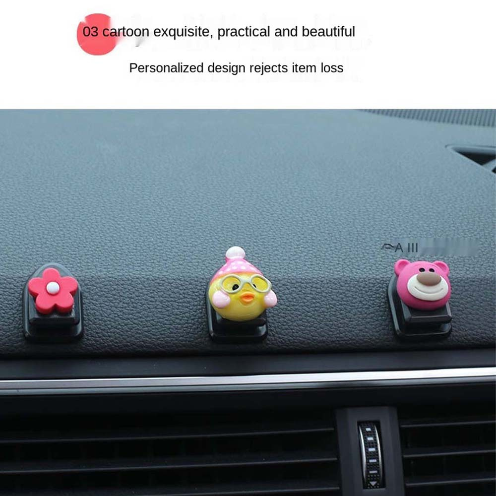 Móc Treo Đồ Đa Năng Kiểu Dáng Hoạt Hình Xinh Xắn Cho Xe Ô Tô