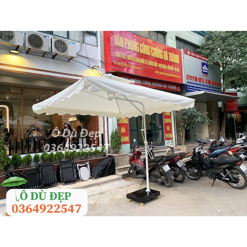 Ô Dù Che Nắng Lệch Tâm 2m5x2m5