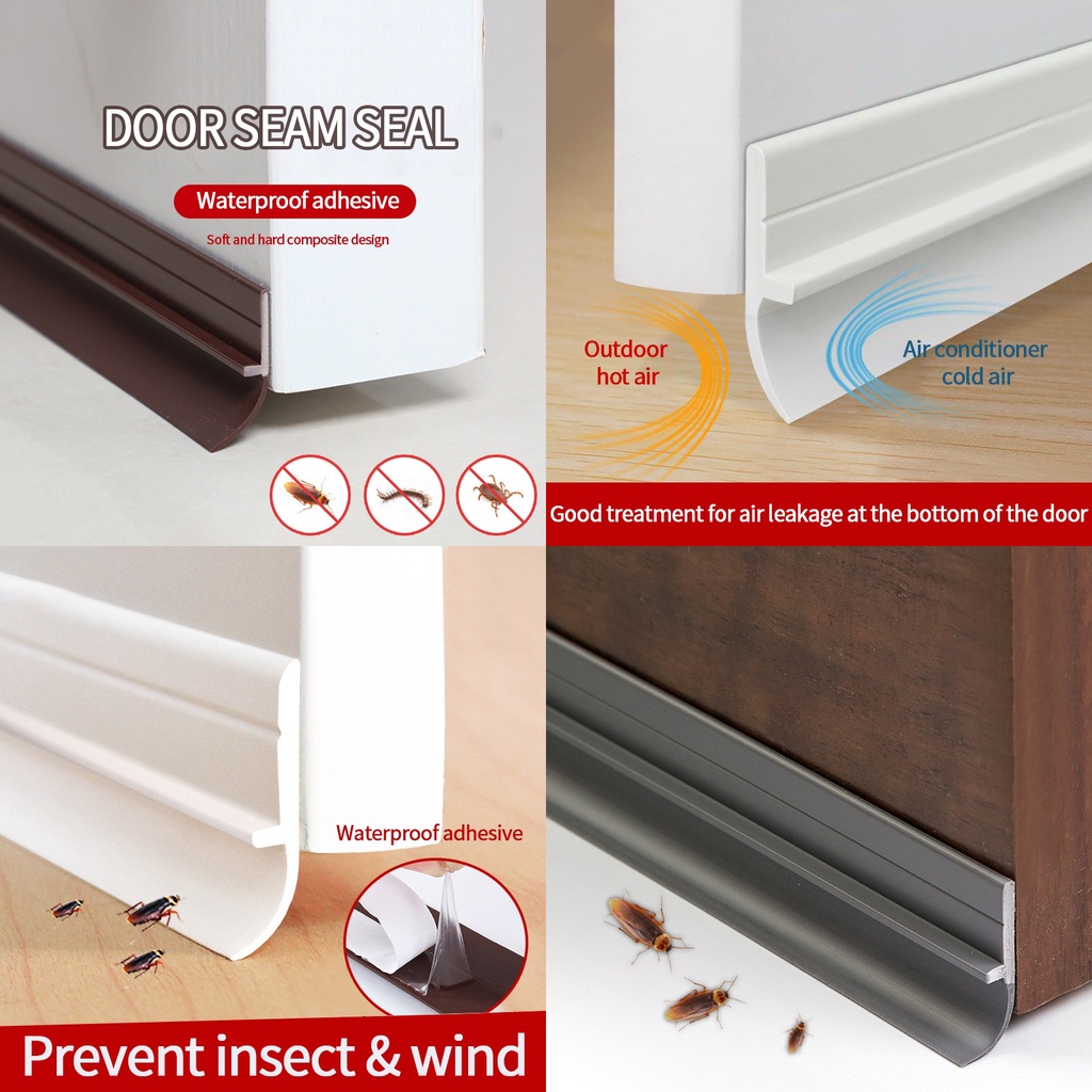 Dải Niêm Phong Cửa Bằng Giấy Kraft Cách Âm Giảm Tiếng Ồn Trang Trí Nhà Cửa