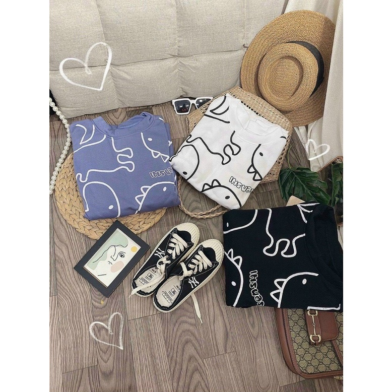 Áo Hoodie Sweater Ulzzang Unisex In Hình Shasensi Vải Nỉ Ngoại Cao Cấp Phối Dáng Rộng Phong Cách Dễ Thương HoT Trend Mới