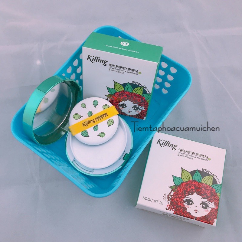 [Chính hãng] Phấn Nước Che Phủ Tốt, Giúp Dưỡng Ẩm Và Làm Dịu Da Some By Mi Killing Cover Moisture Cushion | BigBuy360 - bigbuy360.vn