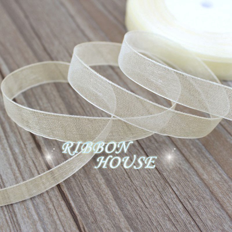 Cuộn dây ruy băng kích thước 50 yards/ 12mm dùng trang trí giáng sinh