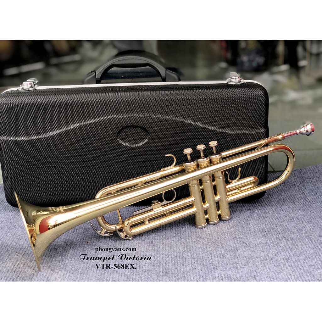 Kèn trumpet Victoria màu vàng VTR-568EX