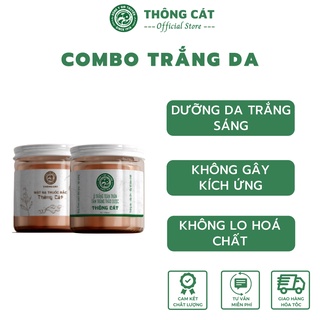 Combo bột mặt nạ trắng và ủ trắng body thuốc bắc thảo dược thiên nhiên