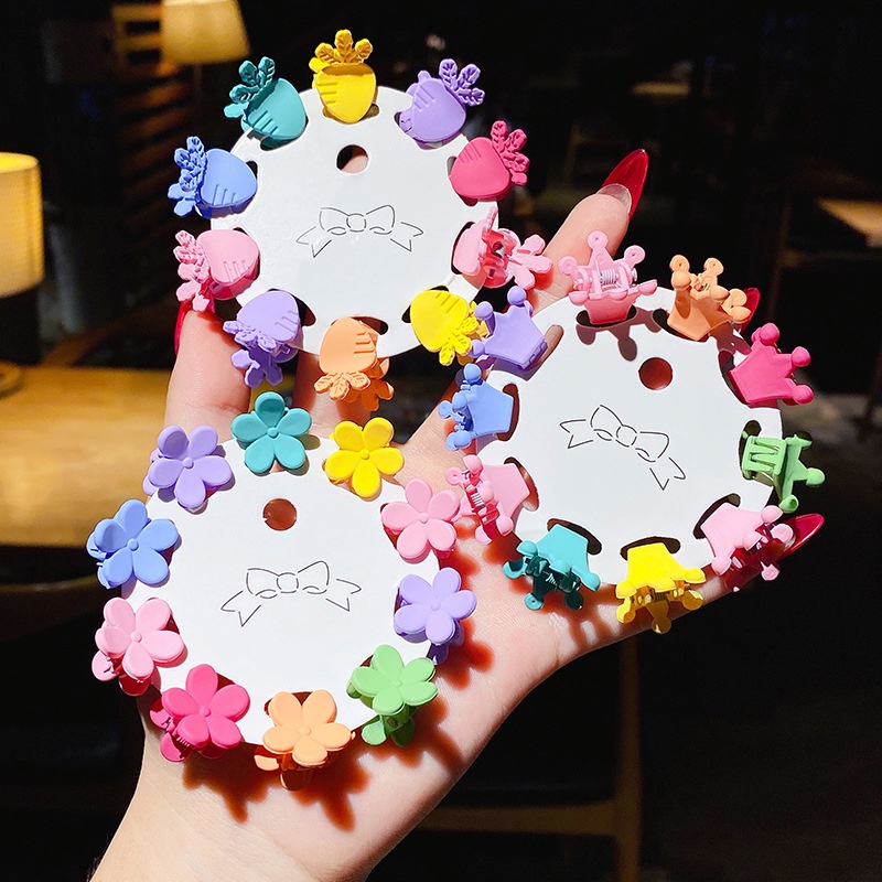 Kẹp Tóc mini Kiểu Công Chúa Màu Kẹo Dễ Thương Thời Trang 2022 Cho Bé Gái
