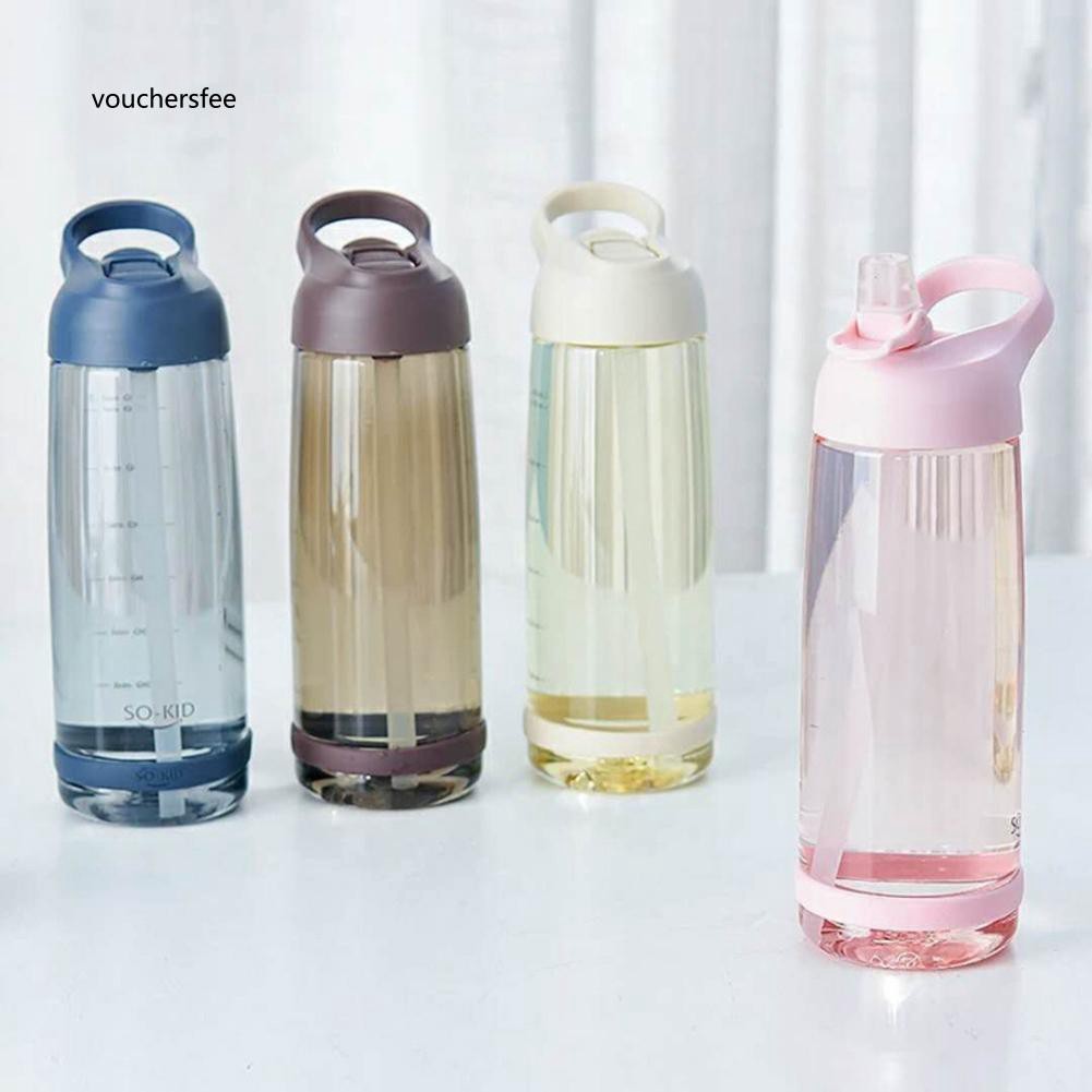 Bình đựng nước kèm ống hút tiện dụng dung tích 550ml 850ml 1000ml