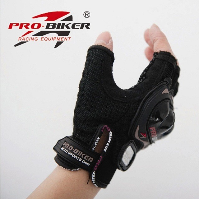 Găng Tay Xe Máy Đi Phượt Pro-Biker - Ngón Cụt