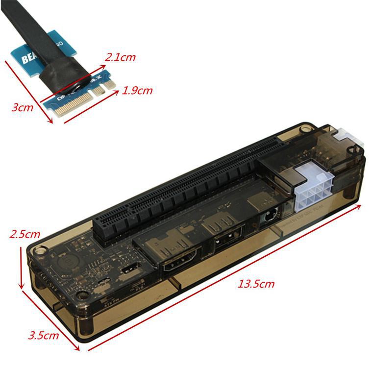 Bộ card chuyển đổi v8.0 exp gdc PCI-E kèm dây cáp
