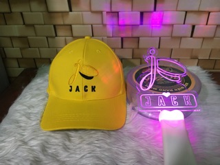 [Feeship] combo lightstick + nón vàng + khẩu trang vàng jack