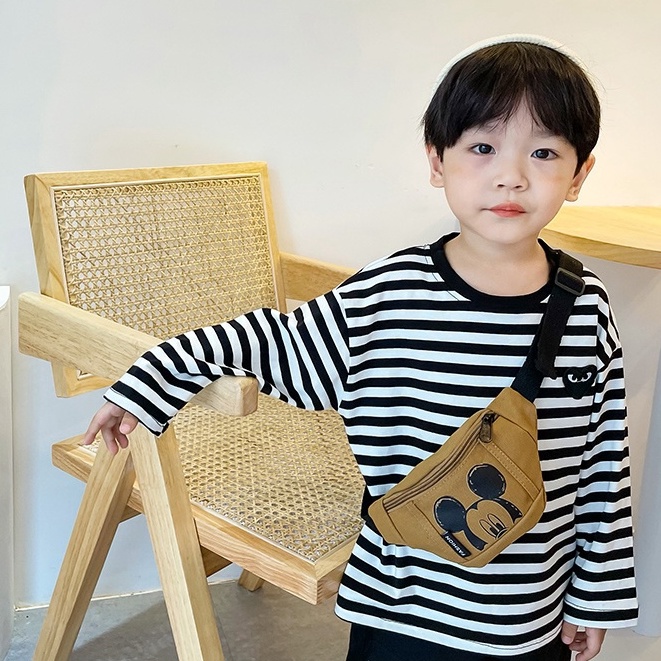 Ví Đeo Chéo Vai Họa Tiết Hoạt Hình Dễ Thương Dành Cho Bé Trai Bé Gái
