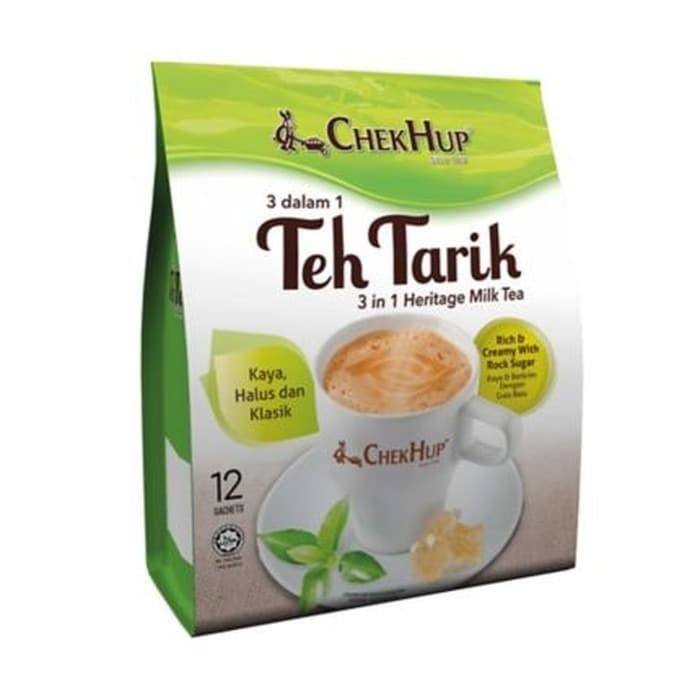 Trà sữa hòa tan 3in1 Chek Hup Teh Tarik Milktea Rich & Creamy - Đậm vị trà và kem