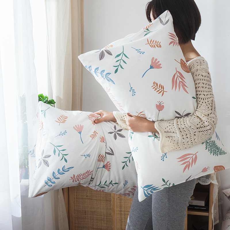 Vỏ gối Abraca Dabra chất cotton 100% kiểu phong bì lót bông chất lượng cao size 48x74 cm