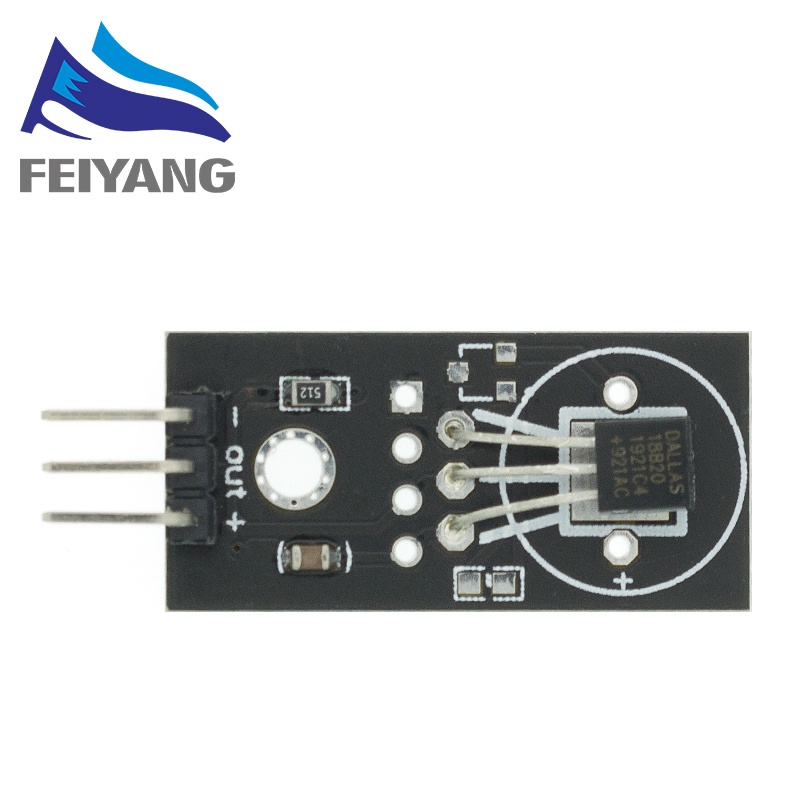 Mô đun cảm biến nhiệt độ kỹ thuật số 18B20 DS18B20 cho Arduino DC 5V Dupont